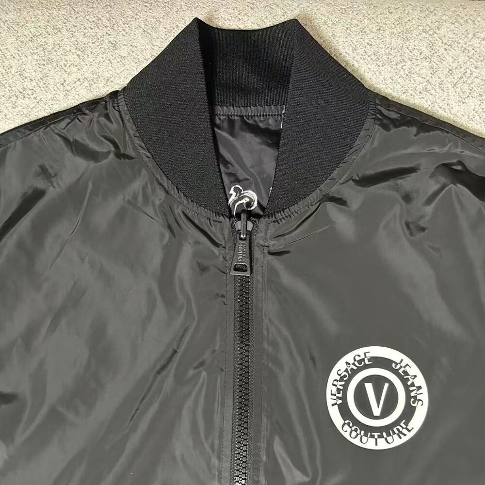 Versace Printed Reversible Bomber - image 12